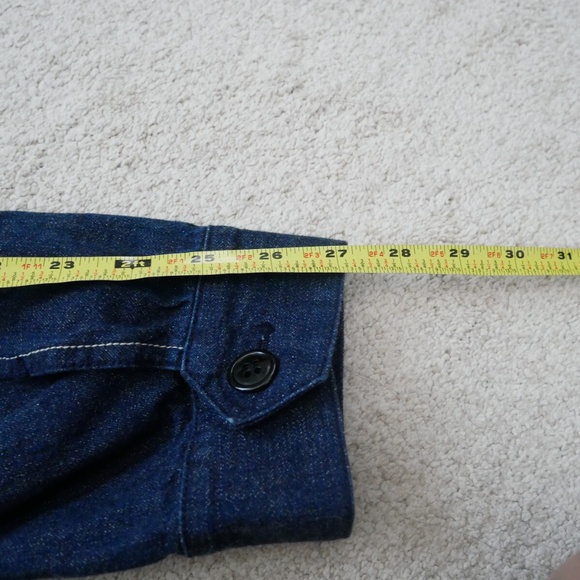 Wallace & Barnes indigo deck jacket in Japanese selvedge denim - Picture 6 of 7